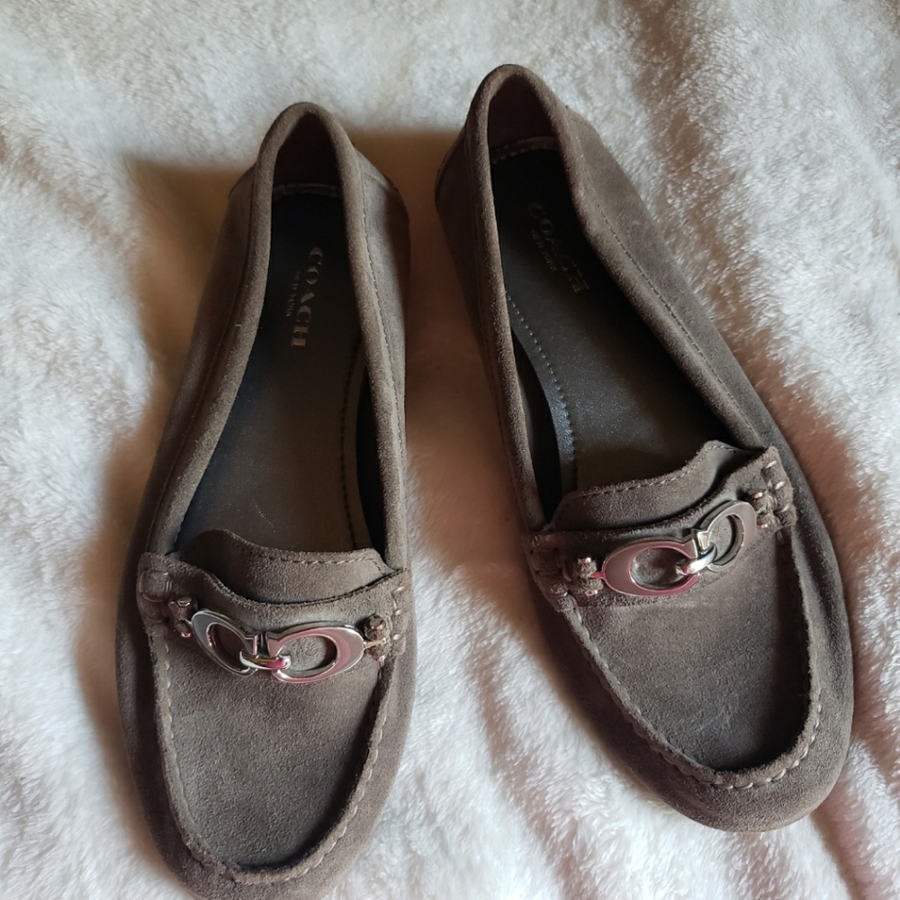 Coach Gray Size 5 1/2 Flats